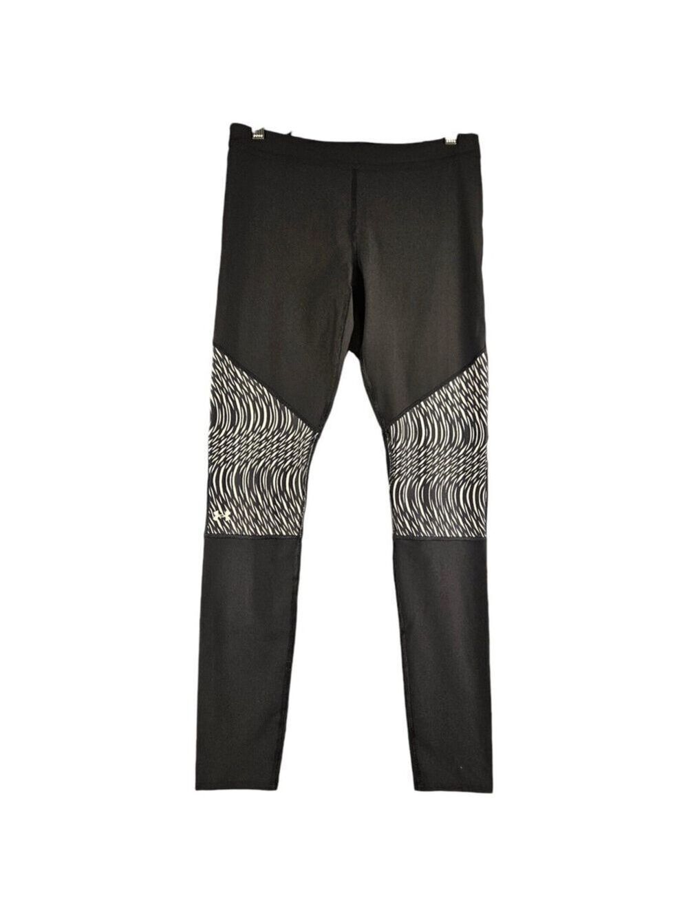 Under Armour Women’s Black Printed Leggings Size Medium Performance Activewear